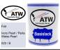 Preview: Fiat, Ivory Pearl / Perla Weiss Pearl, 020 / B: 1L Lackdose, von ATW Autoteile West.